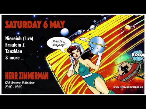 NIEREICH LIVE @ HERR ZIMMERMAN - SATURDAY 6 MAY - DAS PARTY TRAILER!