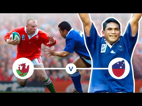 Classic Highlights: Samoa shock the home crowd in Wales!