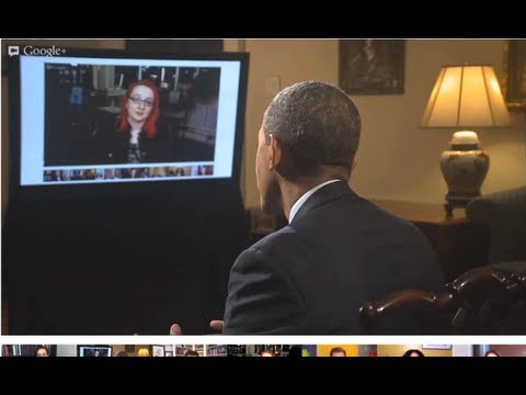 Ladyada on President Obama's Fireside G+ Hangout