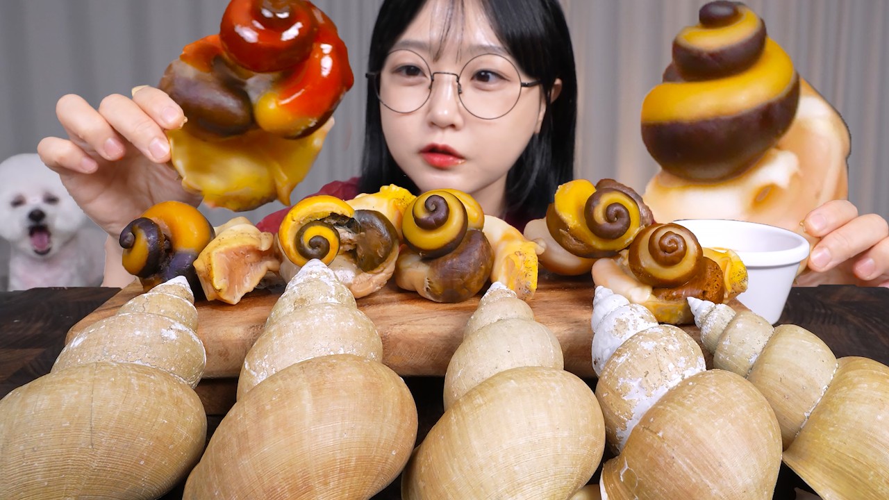 녹진한 내장이 예술인 백골뱅이🐚Fresh Whelk with Rich Innards Mukbang ASMR