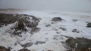preview picture of video 'Tempête et grandes marées - janvier 2014'