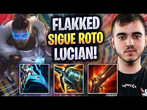 FLAKKED CON LUCIAN SIGUE ROTO! - HRTS Flakked Juega Lucian ADC vs Caitlyn! | Season 2023