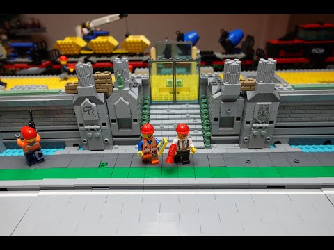 Lego Stadt Update Folge 91 Weiterbau am Bahnhof