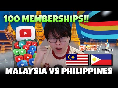 🔴 MALAYSIA VS PHILIPPINES | FOR 100 MEMBERSHIPS!! SEA GAMES 2025 GRAND FINALS WATCH PARTY!! 🔴
