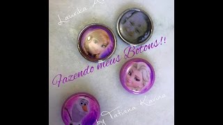 Aprenda a fazer botons by Tatiana Karina ( learn how to make buttons)