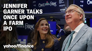 Jennifer Garner discusses the IPO of her organic baby food company Once Upon A Farm