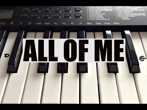 How To Play ALL OF ME- John Legend Intro on Piano - Easy!