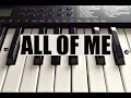 How To Play ALL OF ME- John Legend Intro on Piano - Easy!