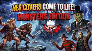 RETRO GAME COVERS COME ALIVE! 😱 Cute, Creepy & MONSTROUS Classics!