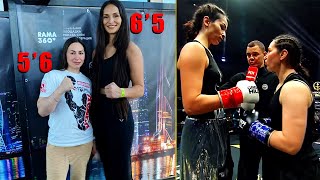 Katsiaryna Kavaleva vs. Luiza Davydova - Highlights | Tall Girl vs Short Girl