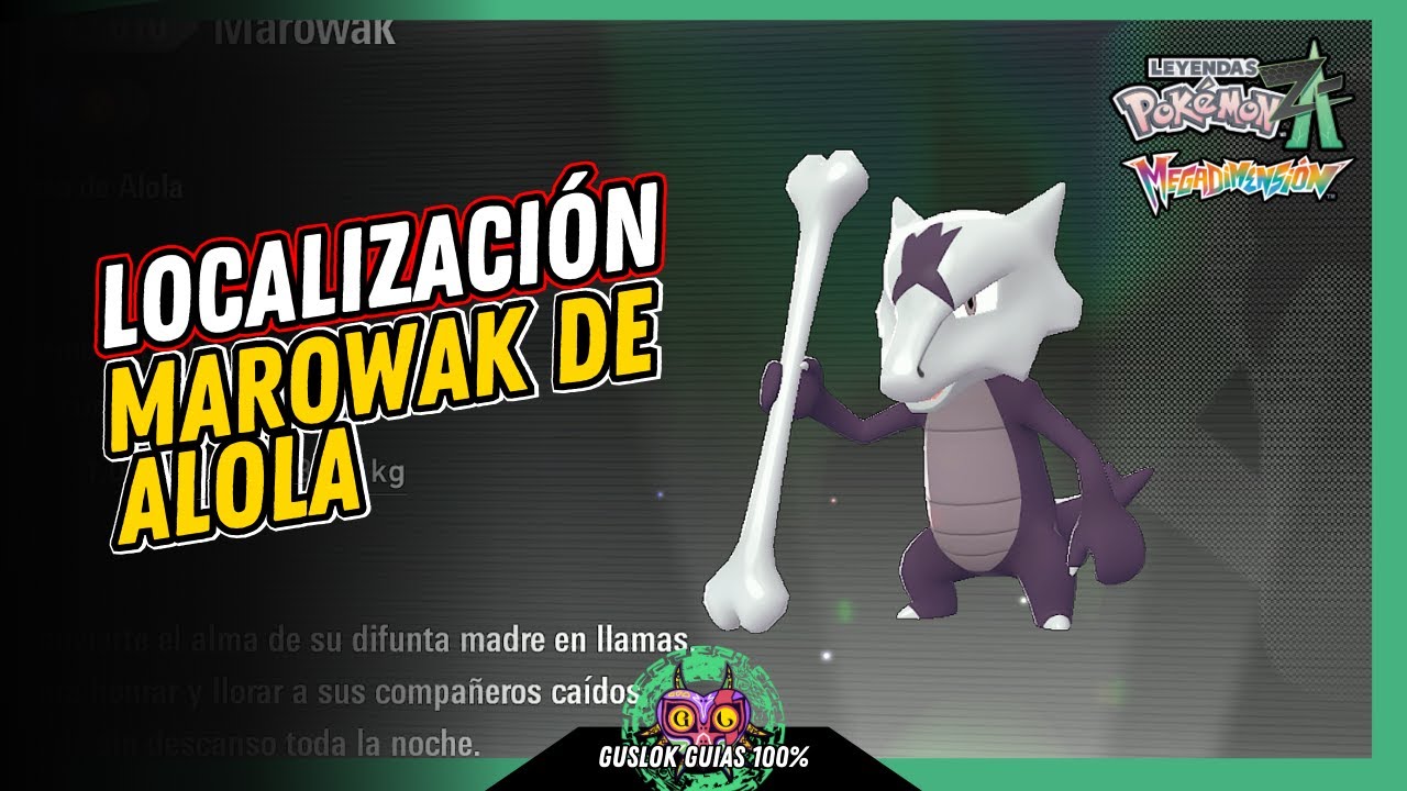 Leyendas Pokemon: Z-A Megadimension – UBICACIÓN de MAROWAK DE ALOLA 💯 | GUÍA 100% 🏆 Leyendas Pokemon: Z-A Megadimension – UBICACIÓN de MAROWAK DE ALOLA 💯 | GUÍA 100% 🏆