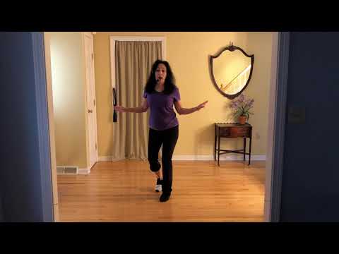 Cheryl's Shuffle - L3/4 Line Dance Lesson & Dance Along - Music @ 4:41