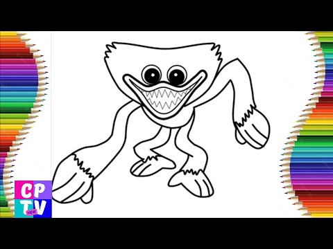 Huggy Wuggy Coloring Pages / Poppy Playtime Coloring / Syn Cole - Gizmo [NCS Release]
