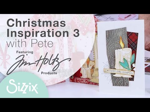 New Tim Holtz Sizzix Christmas 2023 Process Video #timholtz 