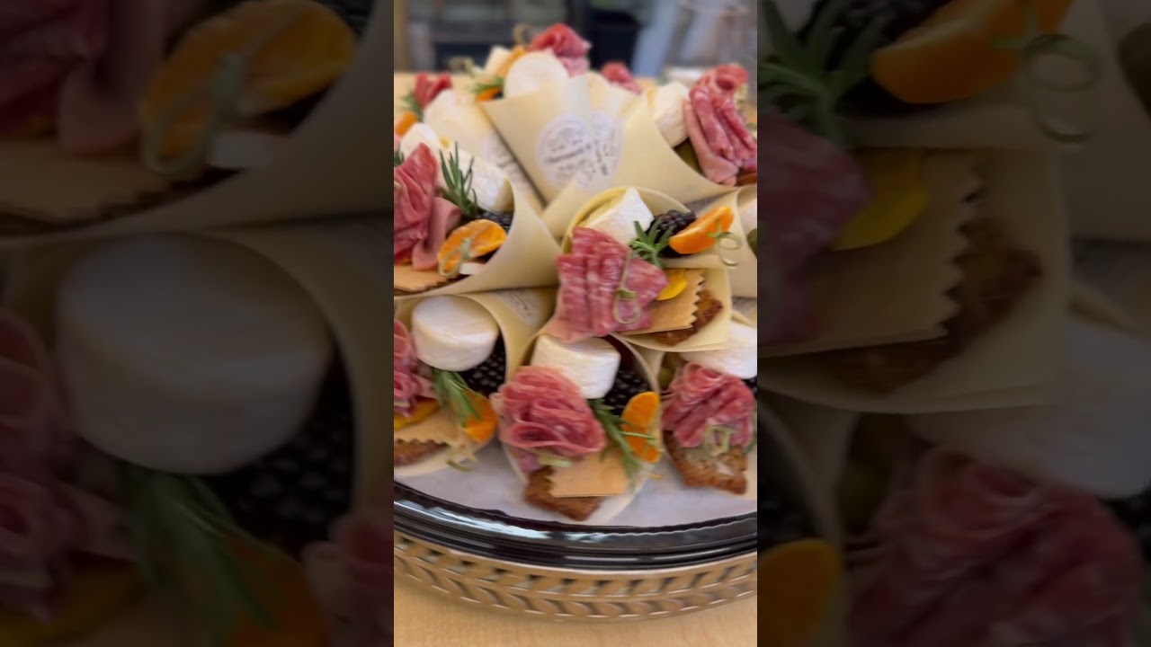 Charcuterie cones are the perfect appetizers #portland #food #charcuterie #events #partyfood #food