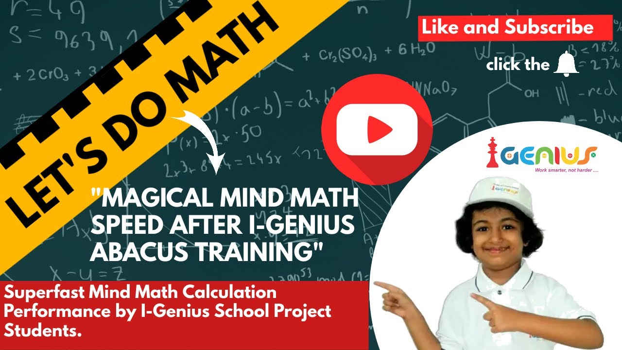 Magic Mind Calculations by I-Genius Students