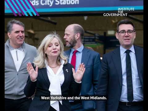 How metro mayors can help level up England