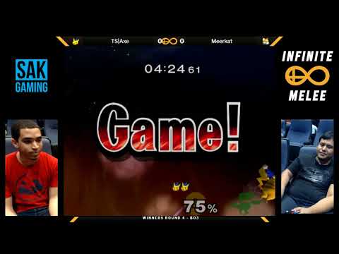 Avengers: Infinite Melee WR4 - Tempo|Axe (Pikachu/Falco) vs Meerkat (Fox)