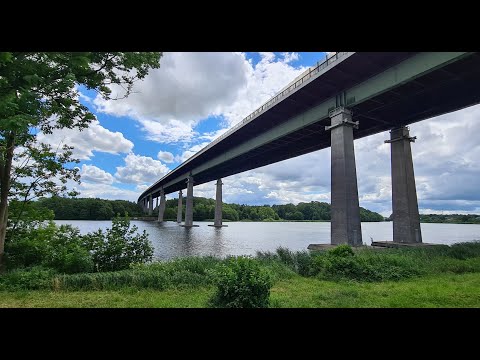 Rendsburg 39 km Fahrradtour. Kanal, Rader Hochbrücke,  Runde Rendsburg #didiaurichyoutube