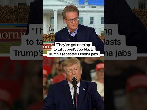 ‘They’ve got nothing to talk about’: Joe blasts Trump’s repeated Obama jabs