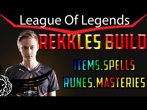 REKKLES ADC build HD [Runes,Masteries,Items,Spells] 11 champions season 6 (2016) Patch [1.17]