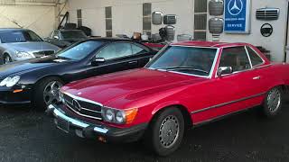 Odświeżanie układu paliwowego Mercedes 560SL