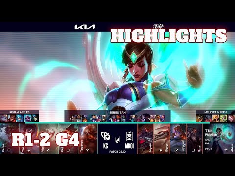 KC vs MKOI - Game 4 Highlights | Round 1 LEC Spring 2025 Playoffs | Karmine Corp vs Movistar KOI G4