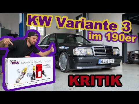 Huber`s Garage - KW Variante 3 im 190er - Pro und Kontra / Stilllegen der Niveauregelung