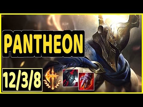 PANTHEON VS KHA'ZIX - 12/3/8 KDA JUNGLE GAMEPLAY CHALLENGER I