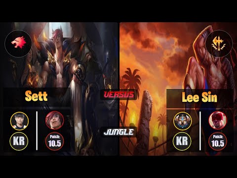 Cuzz SETT (Jungle) [Predator] VS LEE SIN - Challenger KR Patch 10.5
