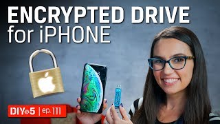 iPhone Tips - How to use a Secure USB drive on an iPad and iPhone - DIY in 5 Ep  111