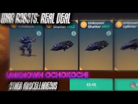 WAR ROBOTS: (UNKNOWN OCHOKOCHI + UNKNOWN SHATTER, SPLINTER) BEST EXPLOSIVE BRAWLER YET?!? [Repost]