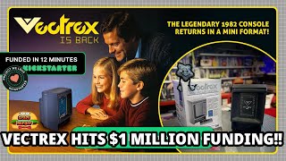 Vectrex Mini Hits $1 Million Kickstarter Funding!!
