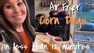 Air Fryer Corn Dogs | How to Cook Frozen Corn Dogs | Quick Lunch Ideas For Kids