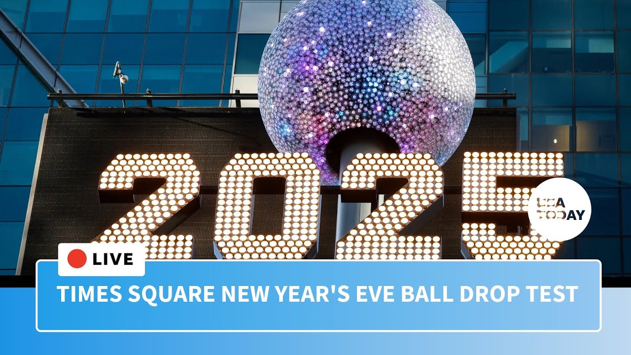 Watch live: Times Square New Year's Eve ball drop test in New York City