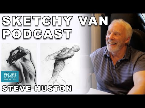 Self Care and Being an Artist - Sketchy Van Podcast #57 Steve Huston