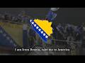 "I am from Bosnia take me to America" - Bosnian Football Fan Song