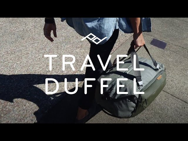 Video teaser for Travel Duffel 35L: Non-Humorous Feature Overview
