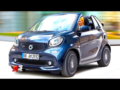 NEW SMART BRABUS FORTWO CABRIO 2016 - FIRST TEST DRIVE ONLY SOUND