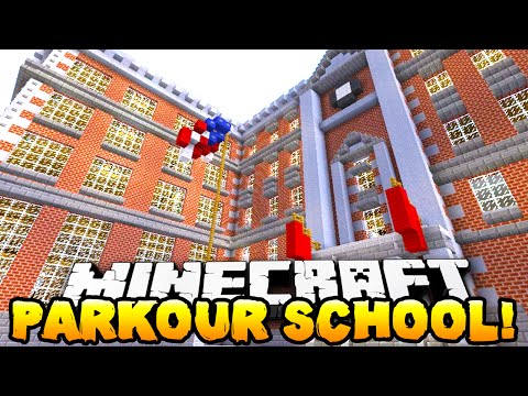 Minecraft - PARKOUR SCHOOL! #1 w/ The Pack!