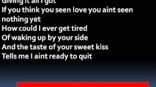 Jason Aldean - I Ain&#39;t Ready To Quit  Lyrics