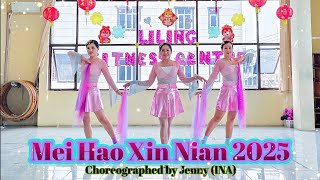 Download lagu MEI HAO XIN NIAN 2025 | Choreo by Jenny (INA) | Demo by YQueen x Ruby - LineDance Yva mp3