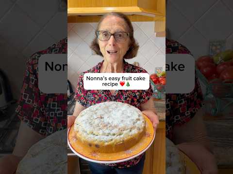 Nonna’s Christmas fruit cake recipe ❤️🎄