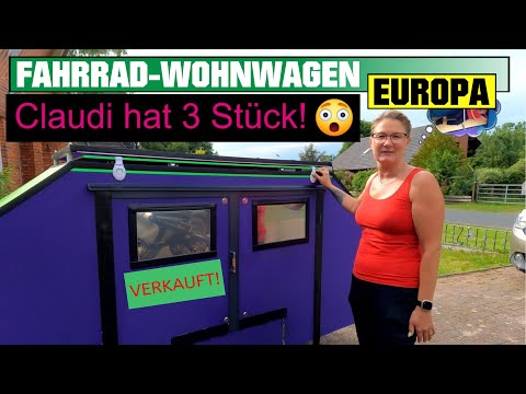WAHNSINN! Claudi hat 3 Fahrradwohnwagen!!!
