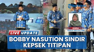 Gubernur Sumut Bobby Nasution Sentil Kepsek Titipan saat Penyerahan SK: Harus Kerja Maksimal!