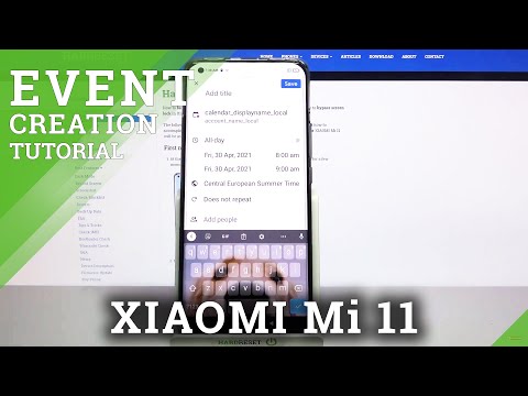 How to Add Event to Calendar in XIAOMI Mi 11 – Use Google Calendar