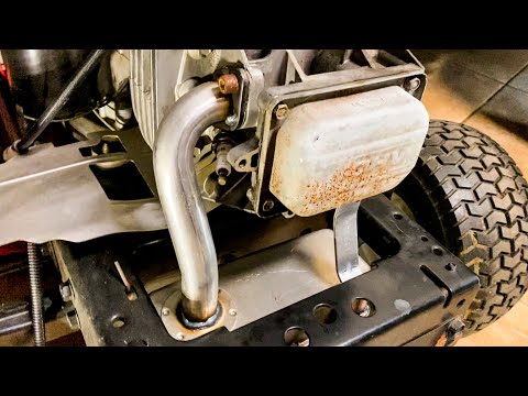 How To Replace The Muffler on Your Riding Lawnmower