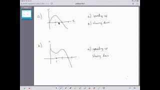 Download the video "Graphs of the velocity functions of two particles are shown, where time is measured in seconds. Whe…"