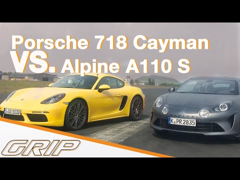 Alpine A110 S vs. Porsche 718 Cayman I Mit Matthias und Niki I GRIP