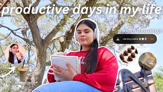 PRODUCTIVE DAYS IN MY LIFE: 6am morning routine, working out, baking & healthy habits